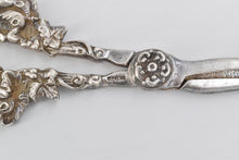 Load image into Gallery viewer, Sterling Silver Ornate Leaf Vine Motif Grape Shears