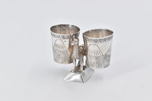 Load image into Gallery viewer, Sterling Silver Industria Peruana Peruvian Llama Toothpick Cup