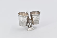Load image into Gallery viewer, Sterling Silver Industria Peruana Peruvian Llama Toothpick Cup