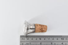 Load image into Gallery viewer, Silver Plated Art Nouveau Ornate Swirl Decanter Bottle Cork Stopper