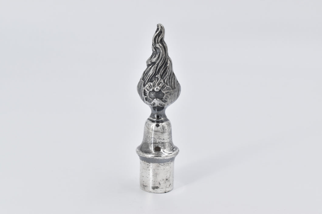 Silver Plated Antique French Finial Candle Snuffer Flame