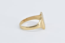 Load image into Gallery viewer, 9K Birmingham Monogrammable Vintage Signet Ring Yellow Gold