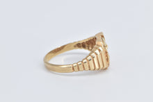 Load image into Gallery viewer, 10K Black Hills Leaf Diamond Vintage Statement Ring Yellow Gold