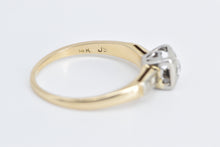 Load image into Gallery viewer, 14K 1940&#39;s 0.18 Ctw Diamond Orange Blossom Promise Ring Yellow Gold