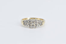 Load image into Gallery viewer, 14K 0.54 Ctw Vintage Diamond Cluster Band Ring Yellow Gold