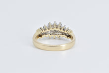 Load image into Gallery viewer, 14K 0.54 Ctw Vintage Diamond Cluster Band Ring Yellow Gold