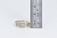 Load image into Gallery viewer, 14K 0.54 Ctw Vintage Diamond Cluster Band Ring Yellow Gold