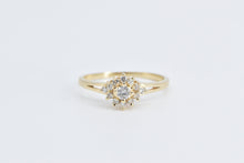 Load image into Gallery viewer, 14K 0.20 Ctw Diamond Squared Halo Engagement Ring Yellow Gold