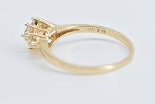 Load image into Gallery viewer, 14K 0.20 Ctw Diamond Squared Halo Engagement Ring Yellow Gold