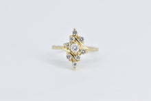 Load image into Gallery viewer, 14K 0.44 Ctw Diamond Freeform Engagement Ring Yellow Gold