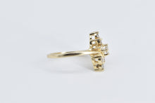 Load image into Gallery viewer, 14K 0.44 Ctw Diamond Freeform Engagement Ring Yellow Gold