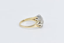 Load image into Gallery viewer, 14K 0.30 Ctw Diamond Vintage Cluster Band Ring Yellow Gold