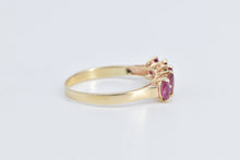 Load image into Gallery viewer, 14K Marquise Ruby Diamond Vintage Band Ring Yellow Gold