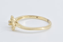 Load image into Gallery viewer, 14K Diamond Infinity Symbol Promise Knot Ring Yellow Gold