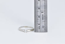 Load image into Gallery viewer, 14K 0.10 Ct Diamond Solitaire Classic Engagement Ring White Gold