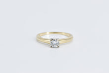 Load image into Gallery viewer, 14K 0.25 Ct Diamond Solitaire Classic Engagement Ring Yellow Gold