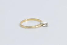 Load image into Gallery viewer, 14K Vintage Diamond Solitaire Classic Promise Ring Yellow Gold