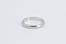 Load image into Gallery viewer, Platinum 3.0mm Vintage Classic Rounded Wedding Band Ring