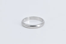 Load image into Gallery viewer, Platinum 3.0mm Vintage Classic Rounded Wedding Band Ring