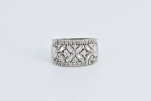 Load image into Gallery viewer, 14K 1.04 Ctw Diamond Encrusted Statement Band Ring Yellow Gold