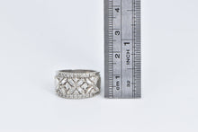 Load image into Gallery viewer, 14K 1.04 Ctw Diamond Encrusted Statement Band Ring Yellow Gold