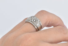 Load image into Gallery viewer, 14K 1.04 Ctw Diamond Encrusted Statement Band Ring Yellow Gold