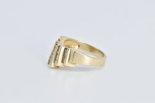 Load image into Gallery viewer, 14K 0.45 Ctw Diamond Graduated Curved Band Ring Yellow Gold