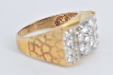 Load image into Gallery viewer, 10K 1.57 Ctw Diamond Round Men&#39;s Nugget Ring Yellow Gold