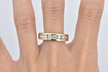 Load image into Gallery viewer, 14K 0.70 Ctw Diamond Classic Men&#39;s Wedding Band Ring Yellow Gold