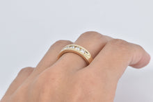 Load image into Gallery viewer, 14K 0.70 Ctw Diamond Classic Men&#39;s Wedding Band Ring Yellow Gold