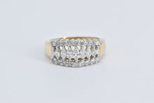 Load image into Gallery viewer, 10K 1.14 Ctw Marquise Diamond Fashion Band Ring Yellow Gold