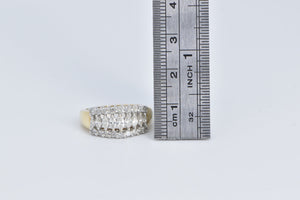 10K 1.14 Ctw Marquise Diamond Fashion Band Ring Yellow Gold