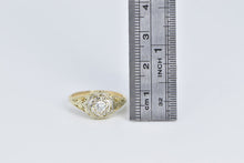 Load image into Gallery viewer, 14K 0.20 Ct Ornate Filigree Diamond Engagement Ring Yellow Gold