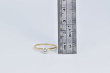 Load image into Gallery viewer, 14K 0.36 Ct Diamond Solitaire Classic Engagement Ring Yellow Gold