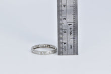 Load image into Gallery viewer, 14K 0.50 Ctw Art Deco Diamond Eternity Band Ring White Gold