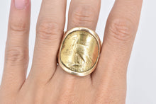 Load image into Gallery viewer, 18K 1926 $10 Indian Head Authentic US Peru Coin Ring Yellow Gold