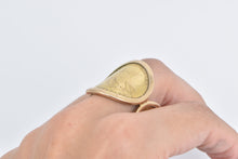 Load image into Gallery viewer, 18K 1926 $10 Indian Head Authentic US Peru Coin Ring Yellow Gold