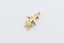 Load image into Gallery viewer, 14K Speak No Evil Monkey Novelty 3D Symbol Charm/Pendant Yellow Gold