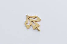 Load image into Gallery viewer, 14K James Avery Dove Thistle Designer Charm/Pendant Yellow Gold