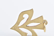 Load image into Gallery viewer, 14K James Avery Dove Thistle Designer Charm/Pendant Yellow Gold