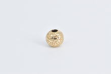 Load image into Gallery viewer, 14K Pandora Floral Lucerne Retired Clip Ball Charm/Pendant Yellow Gold