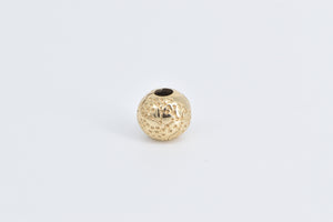 14K Pandora Floral Lucerne Retired Clip Ball Charm/Pendant Yellow Gold