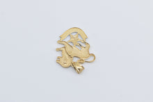 Load image into Gallery viewer, 14K Leo Zodiac Star Sign Astrology Lion Charm/Pendant Yellow Gold