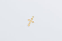 Load image into Gallery viewer, 14K Classic Cross Symbol Christian Jesus Christ Charm/Pendant Yellow Gold