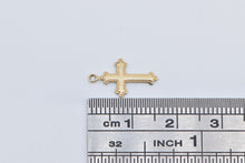 Load image into Gallery viewer, 14K Classic Cross Symbol Christian Jesus Christ Charm/Pendant Yellow Gold