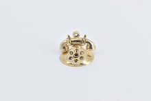 Load image into Gallery viewer, 14K 3D I Love You Rotary Dial Telephone Charm/Pendant Yellow Gold