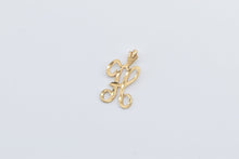 Load image into Gallery viewer, 14K H Letter Monogram Name Initial Charm/Pendant Yellow Gold