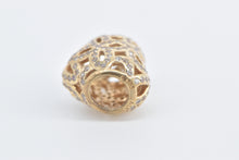 Load image into Gallery viewer, 14K Pandora Love Appreciation Heart Slide CZ Charm/Pendant Yellow Gold