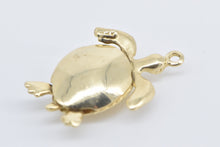 Load image into Gallery viewer, 14K 3D Articulated Sea Turtle Ocean Animal Charm/Pendant Yellow Gold