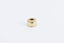 Load image into Gallery viewer, 14K Pandora Beveled Spacer Clip Designer Slide Charm/Pendant Yellow Gold